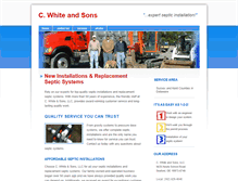 Tablet Screenshot of cwhiteandsons.com